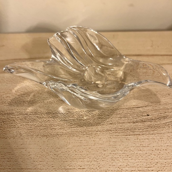 Clear Crystal bird candal holder - Picture 3 of 8